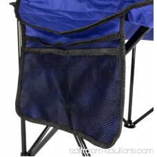 Coleman Camping - Lawn Chair w/Built-In Cooler And Cup Holder, Blue | 2000020266